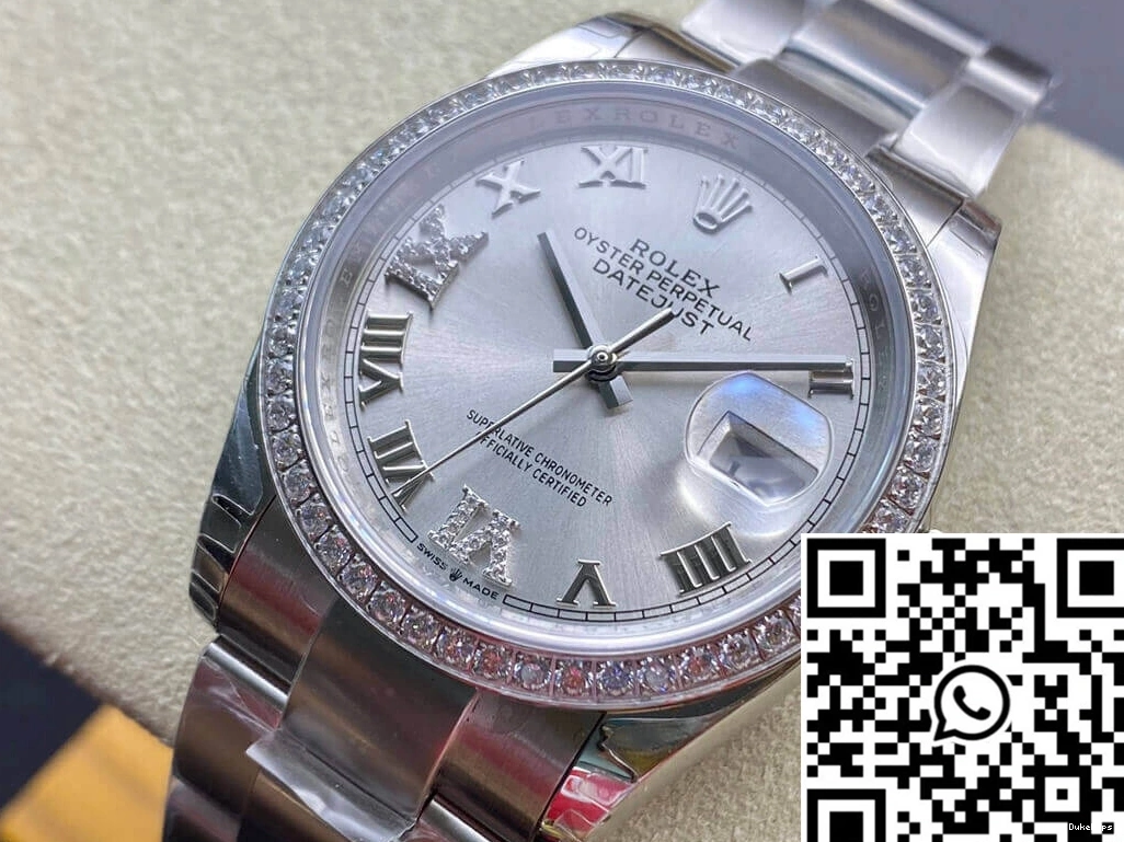 Datejust Rolex Bezel M126284RBR-0022 EW Diamond-set Factory 0524